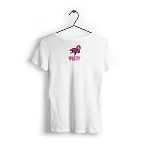 Ikrz | Flamingo | Women White Shirt - Ikaruz