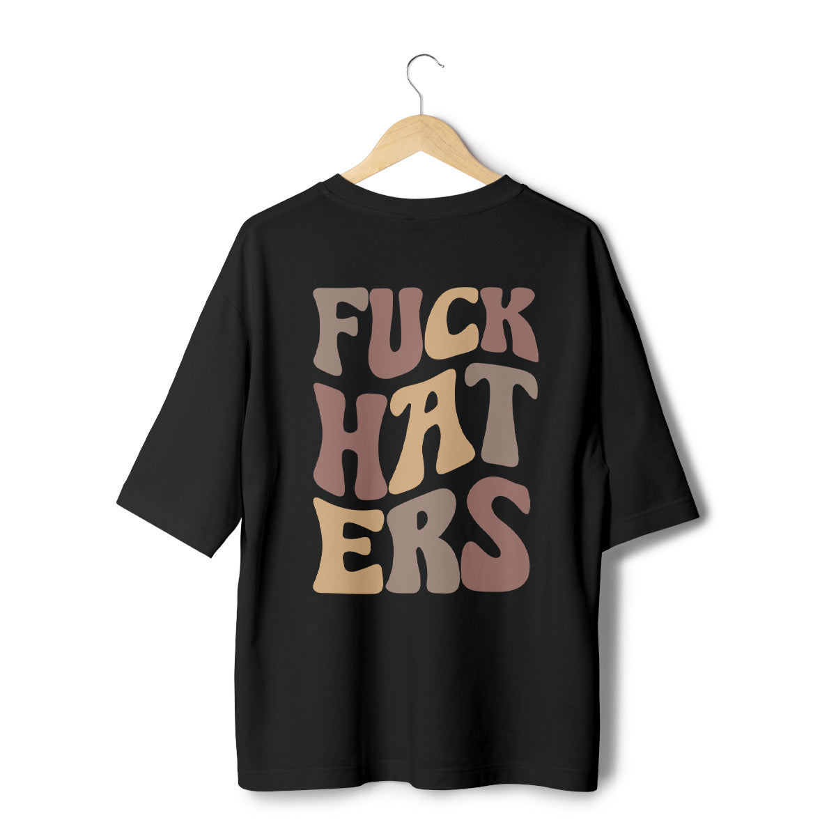 Ikrz | Retro Haters | oversized black Shirt