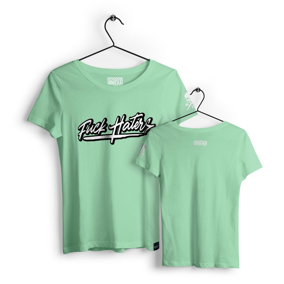 Ikrz | Haters | Women Mint Shirt - Ikaruz
