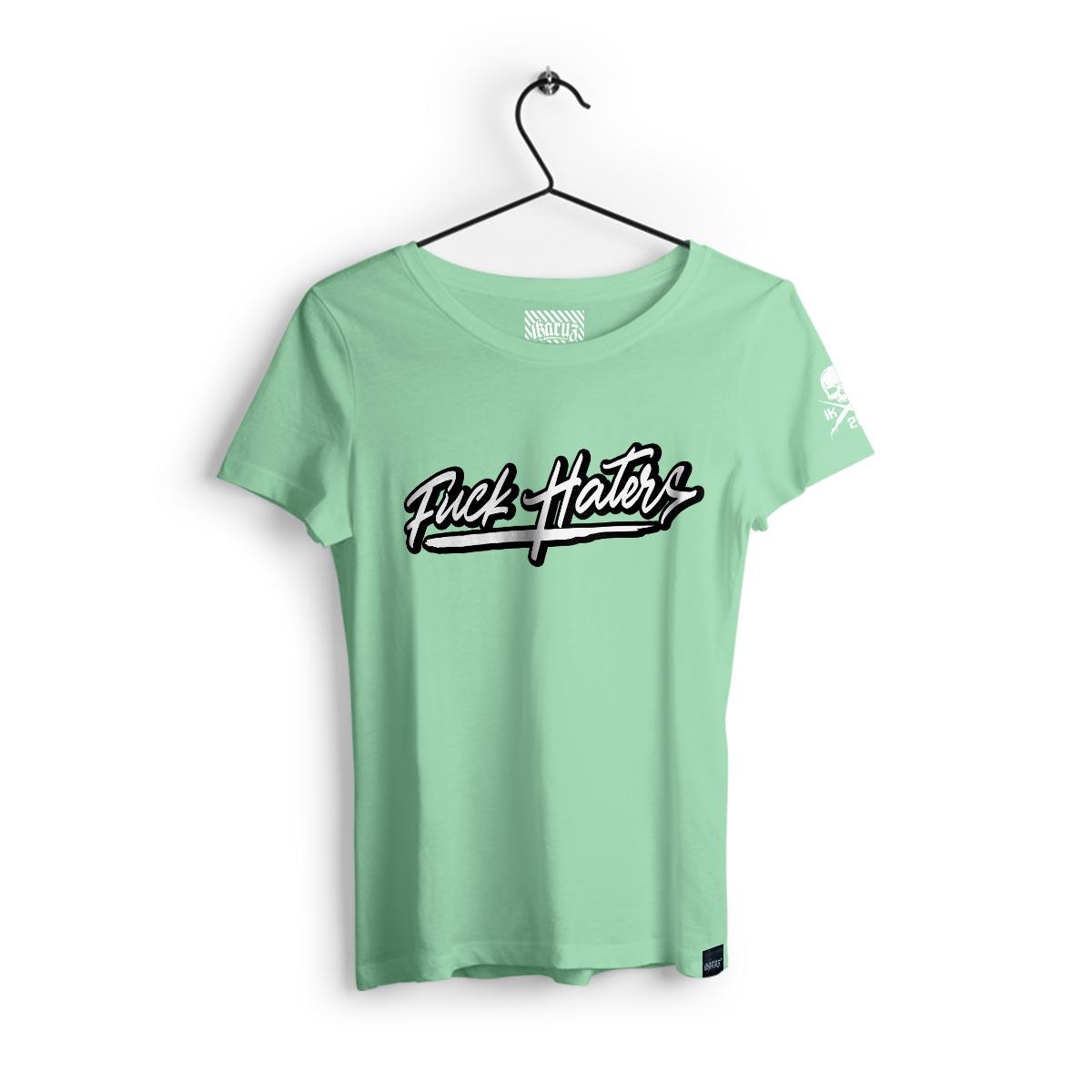 Ikrz | Haters | Women Mint Shirt - Ikaruz