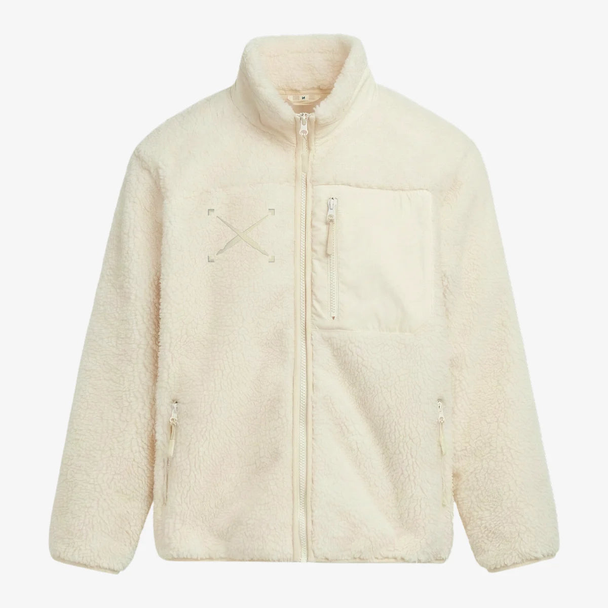 Ikrz | PURE | Zip Flausch Jacke beige