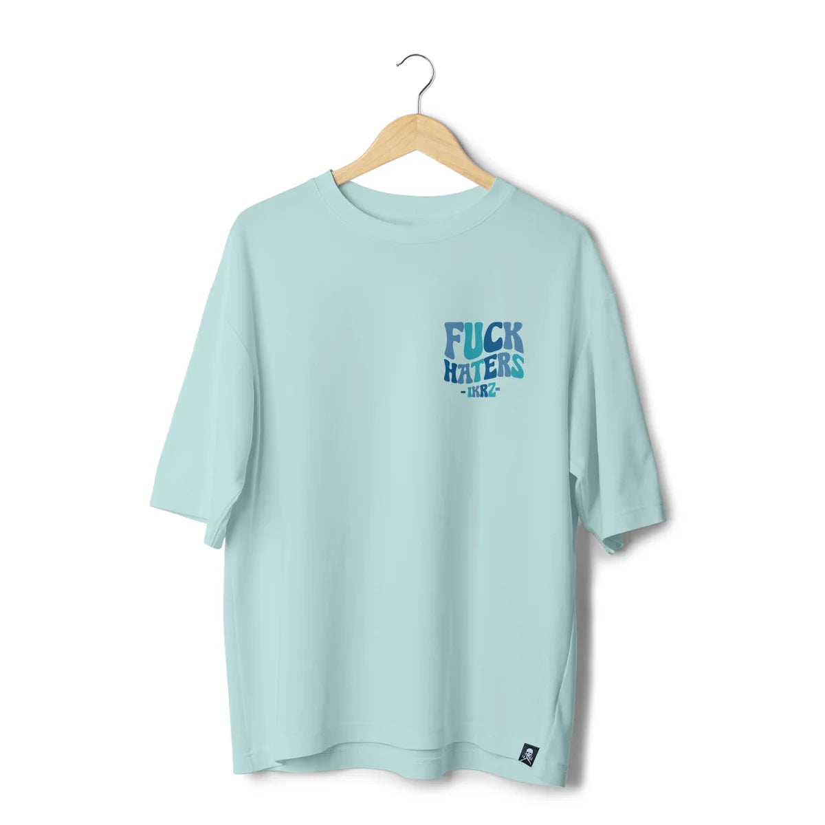 Ikrz | Retro Haters | oversized blue Shirt